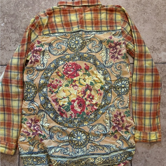 Aratta silent journey Plaid and Floral size M NWT - Picture 2 of 2